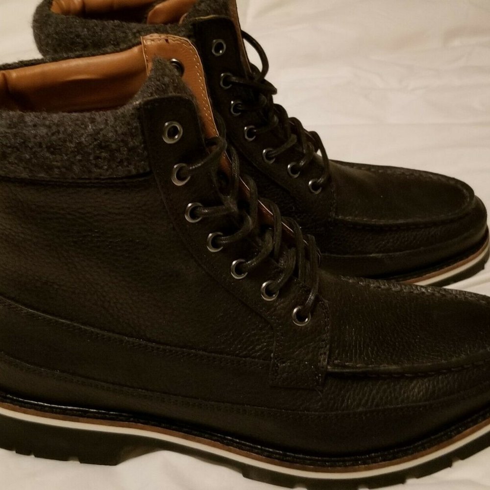Express Wool Cuff Lace-up Boots - Men's US Size 10